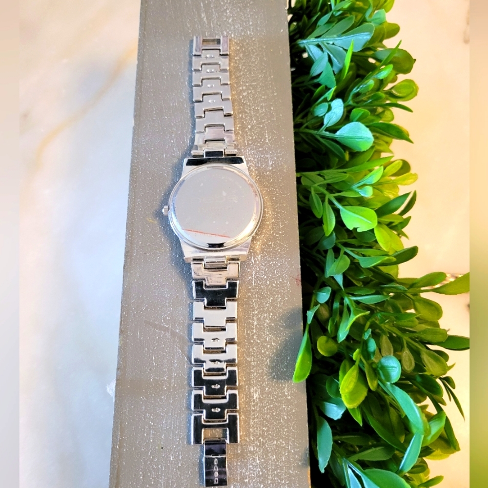 Bebe Silver Rhinestone Dial Watch - Picture 6 of 7